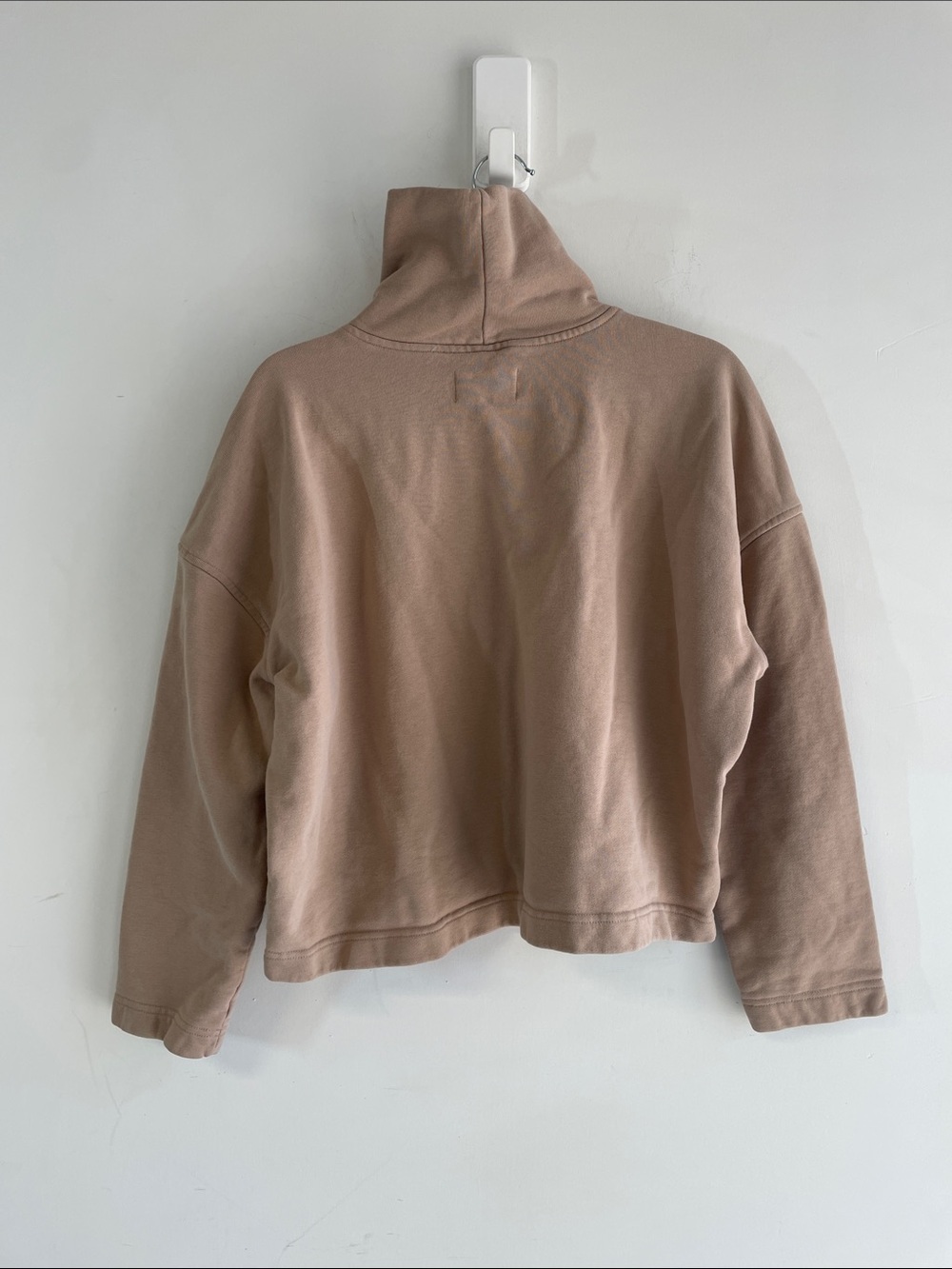 Everlane Organic Cotton Mock Neck Sweatshirt Small Minimalist Quiet Luxury - Picture 3 of 12